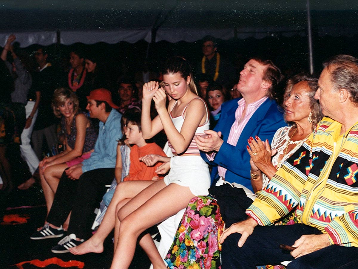 Ivanka Finds a Place to Sit