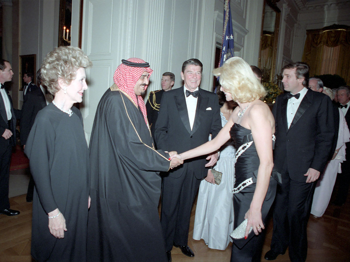 Trump With the Reagans