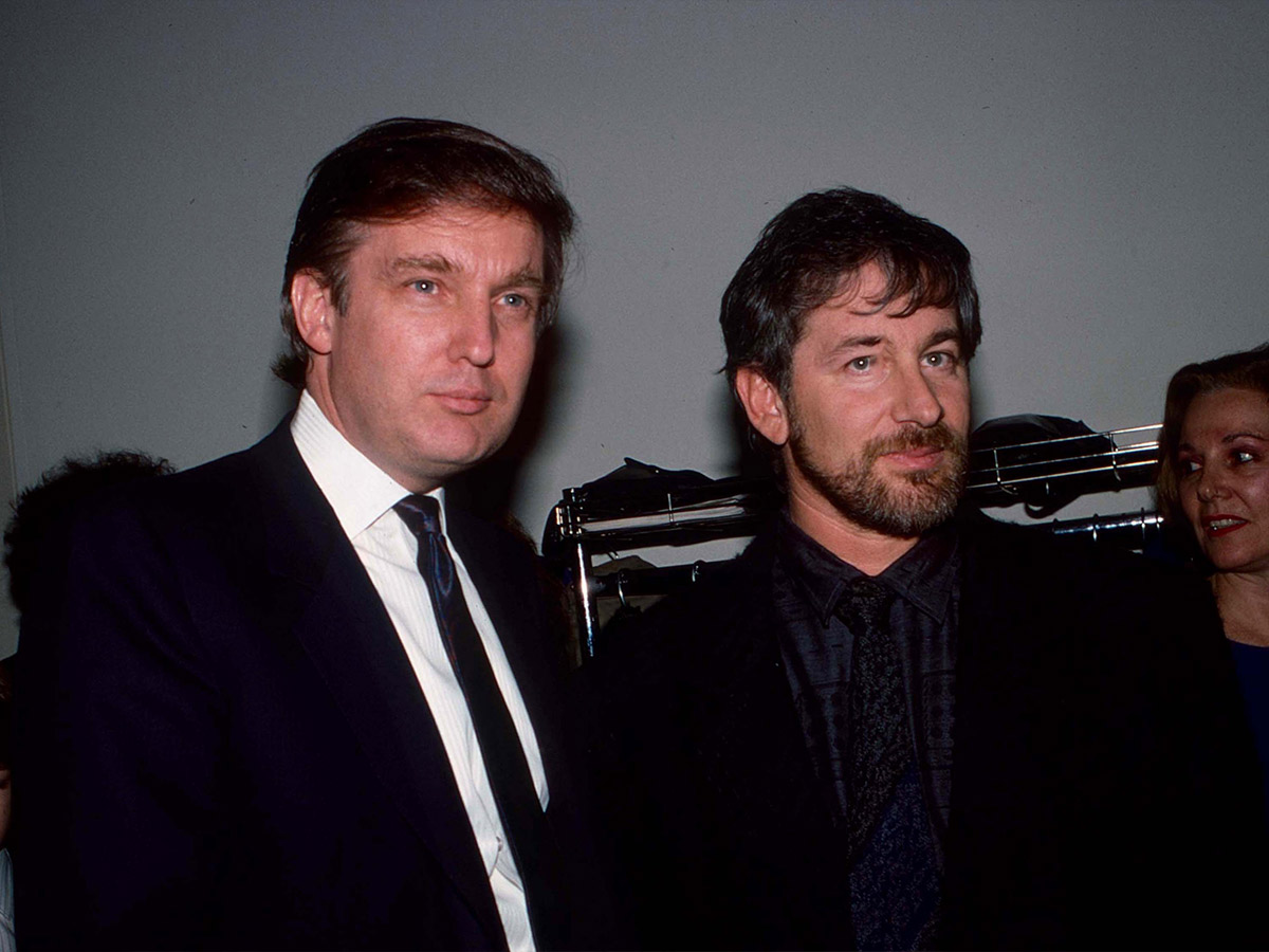 Trump and Steven Spielberg