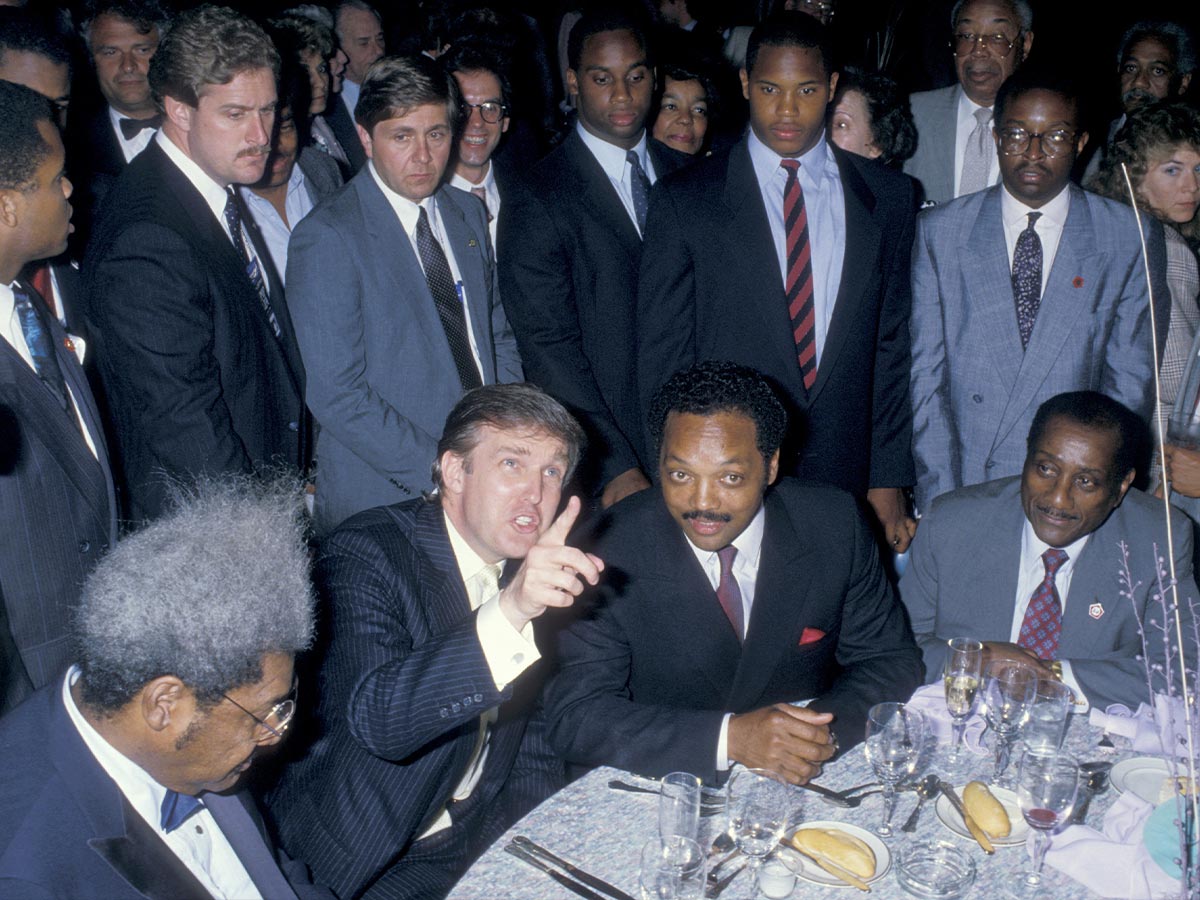 Trump Dining With Jesse Jackson