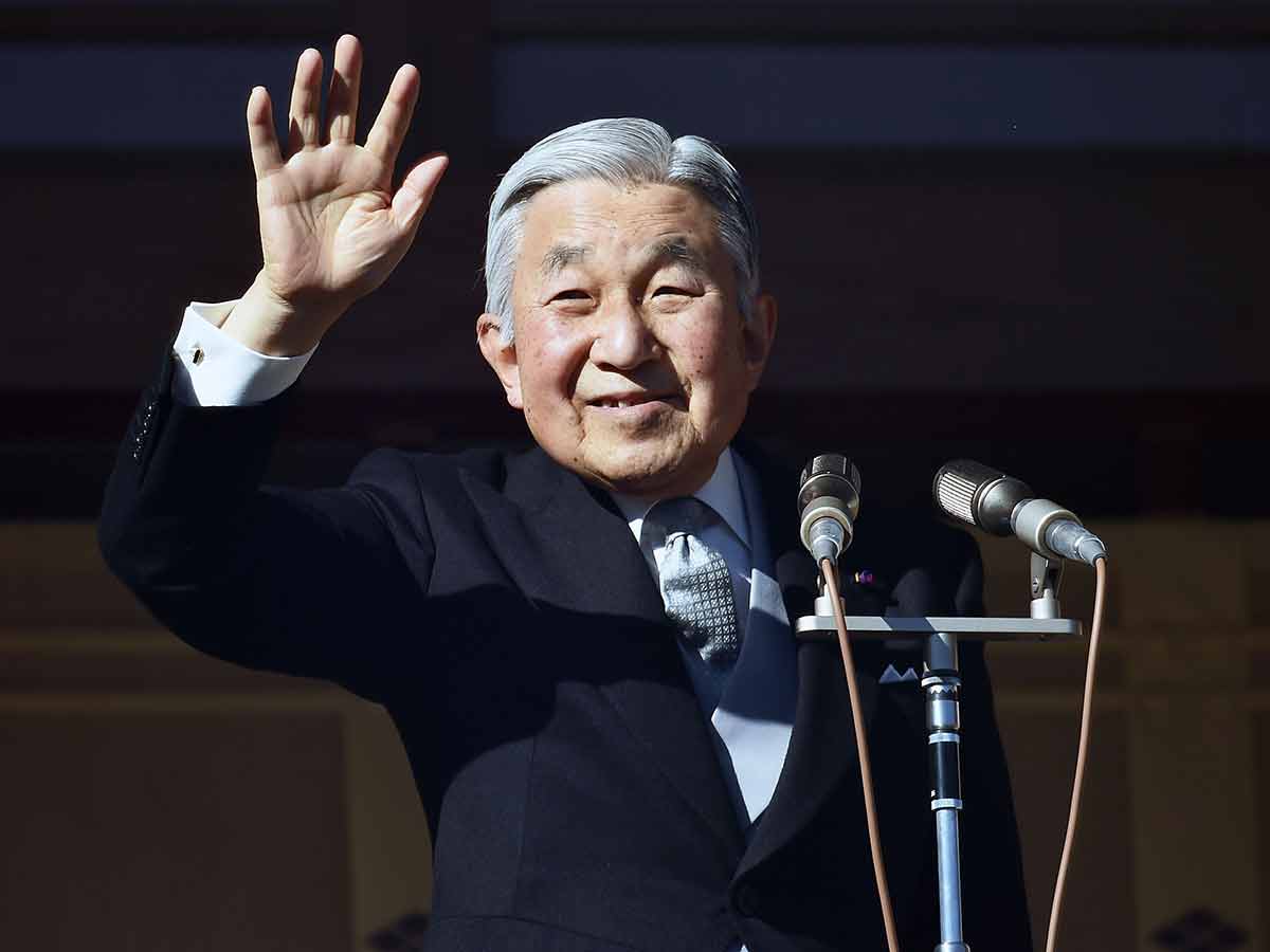 Emperor Akihito of Japan
