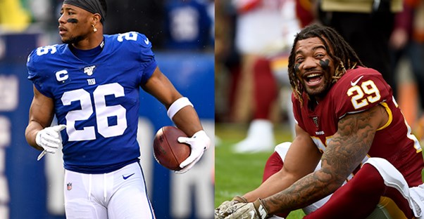 two football players