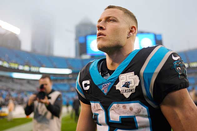 Best: Christian McCaffrey - Carolina Panthers