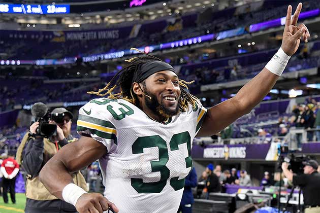 Best: Aaron Jones - Green Bay Packers