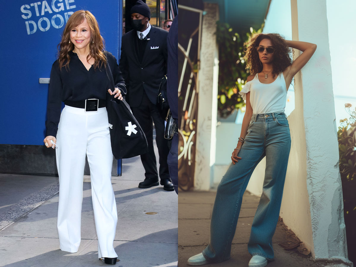 WEAR INSTEAD: Regular or Wide-Cut Leg Jeans