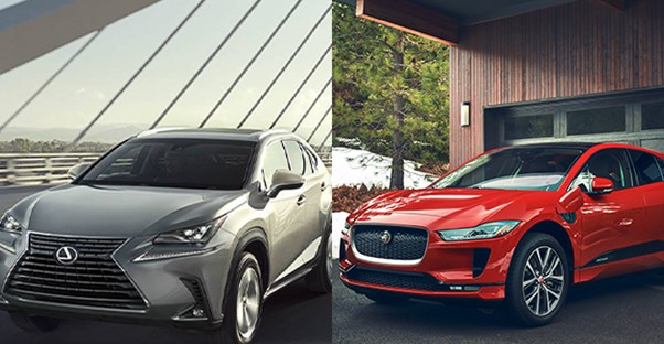 lexus nx and jaguar i-pace