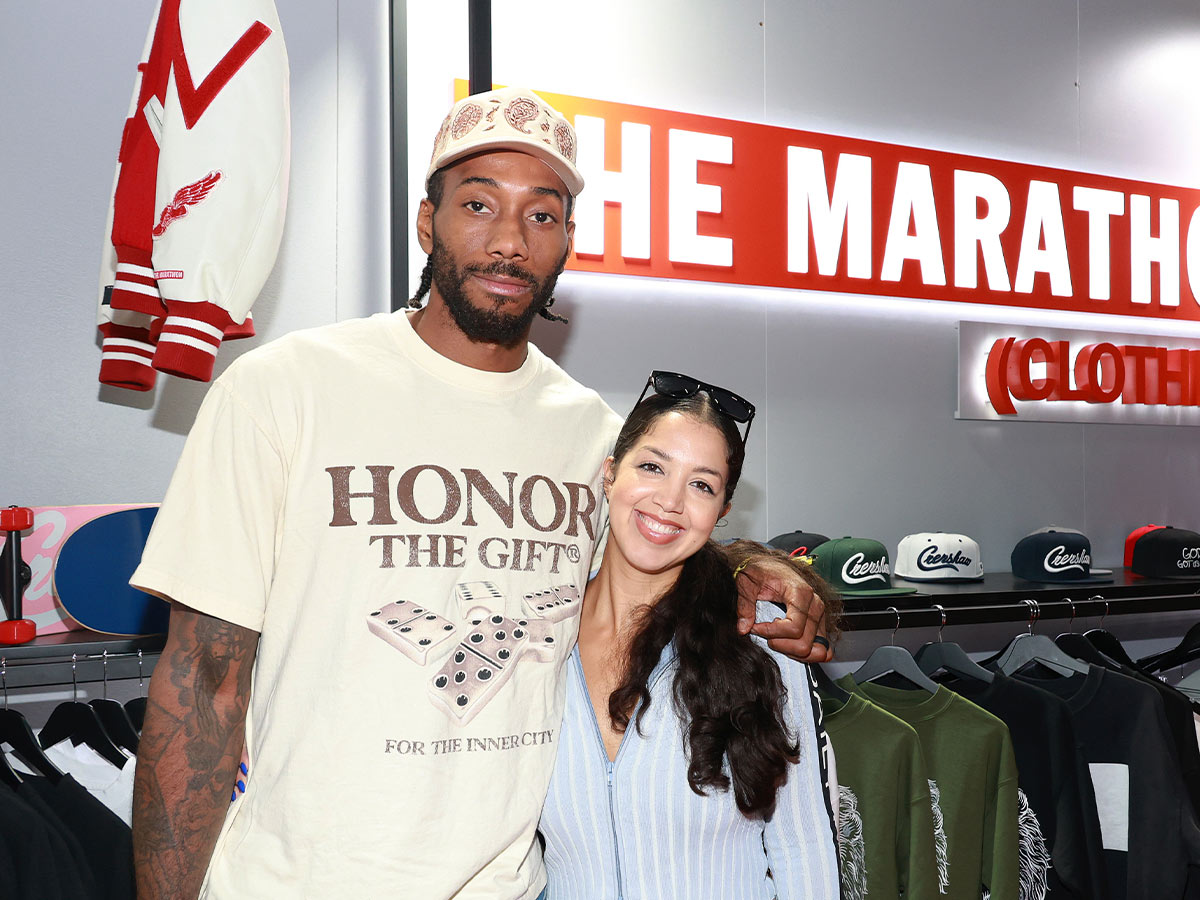 Kawhi Leonard and Kishele Shipley