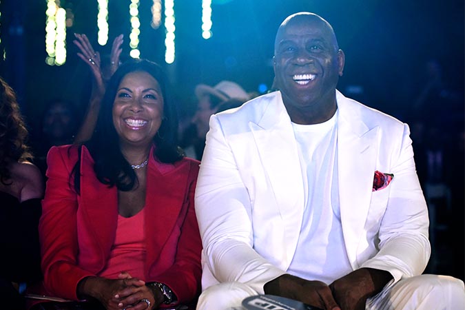 Magic and Cookie Johnson