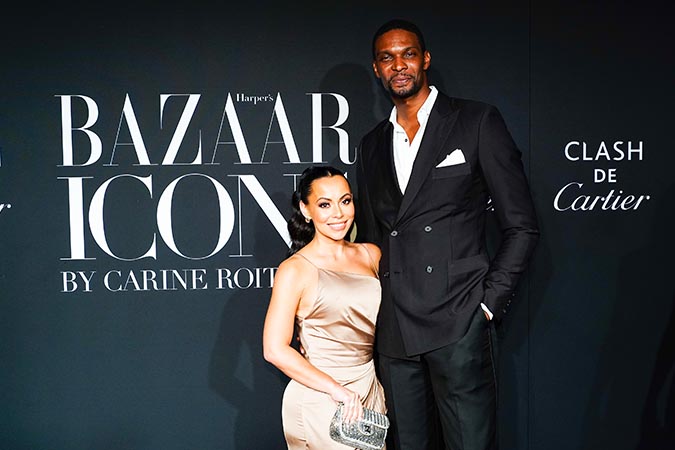Chris and Adrienne Bosh
