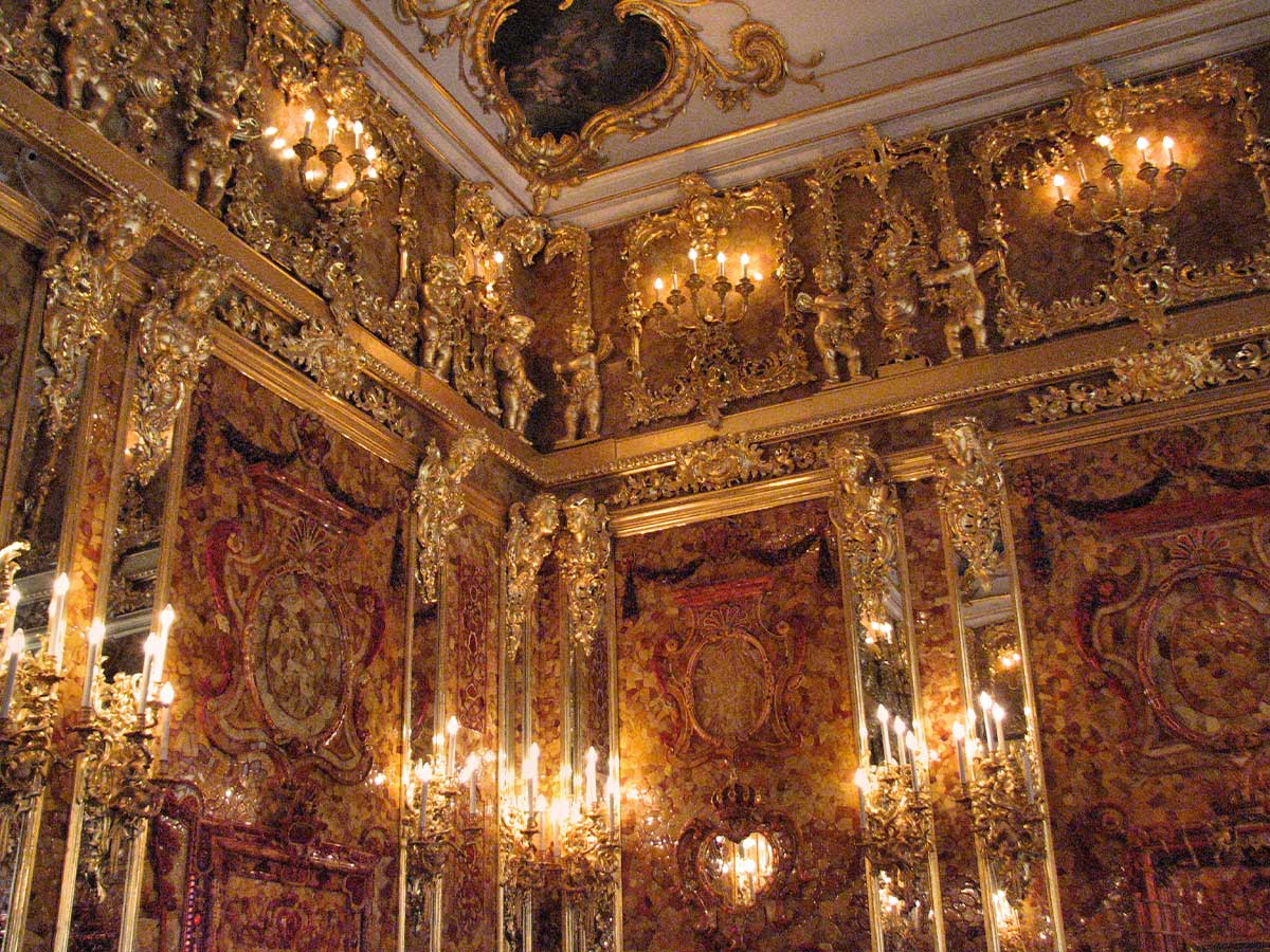 The Amber Room, Catherine Palace, Russia