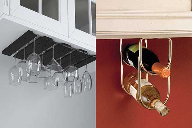 Store Items Under Cabinets