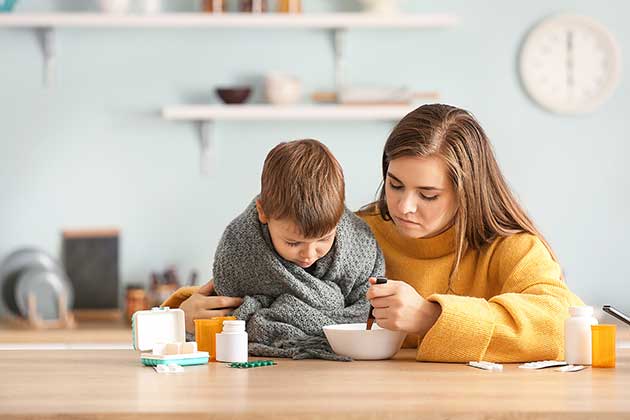 Nausea, Diarrhea and Vomiting, Especially Small Children