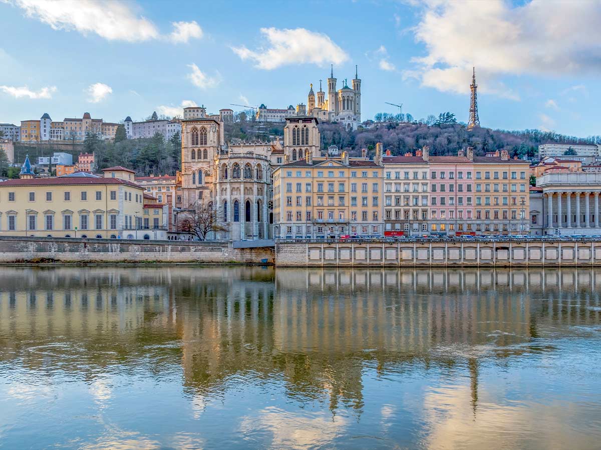Lyon in Rhone-Alpes, France