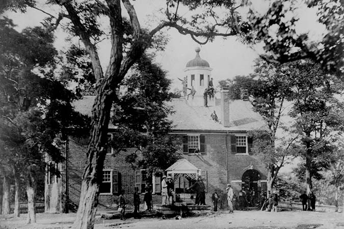 Union Soldiers at the Battle of Fairfax Courthouse