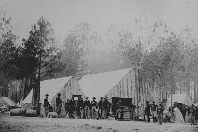 Army of the Potomac, Brandy Station, VA in Feb of 1864