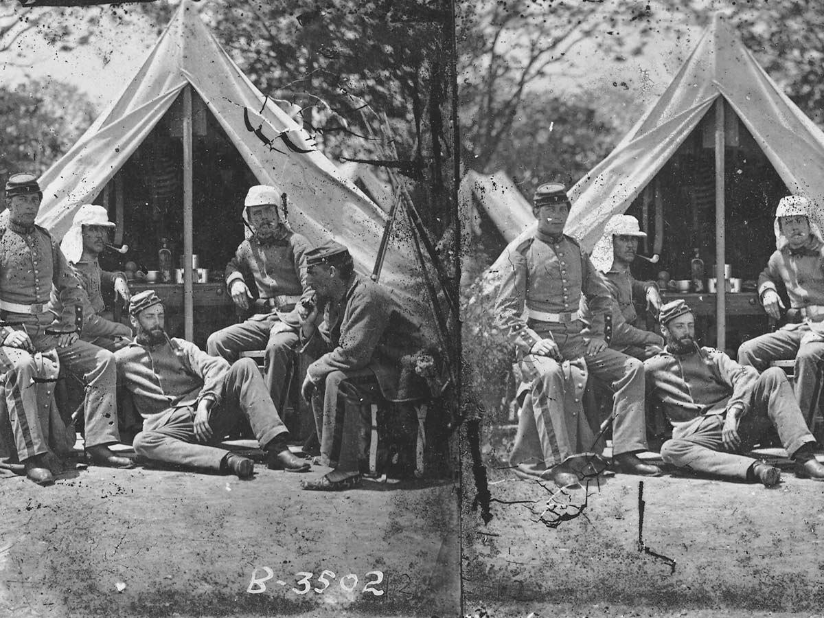 Five Soldiers from the 7th Infantry