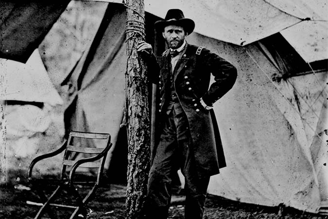 Union General (and Future President) Ulysses S. Grant Poses in Cold Harbor, VA