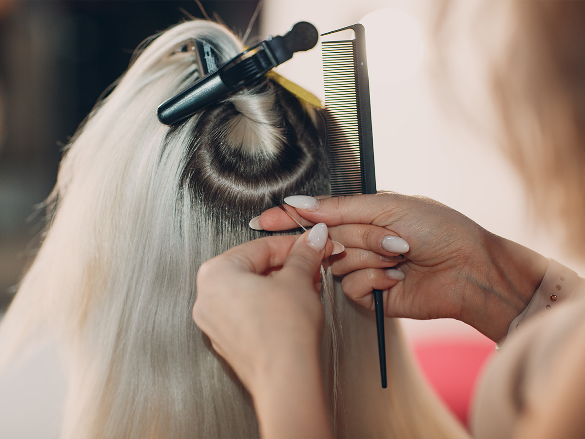 Add High-Quality Extensions to Hair