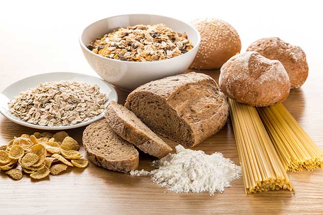 Pasta, White Bread, Rice