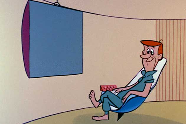 The Jetsons Predicted Flat Screen TVs