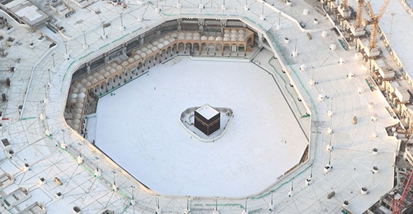 image of mecca from above