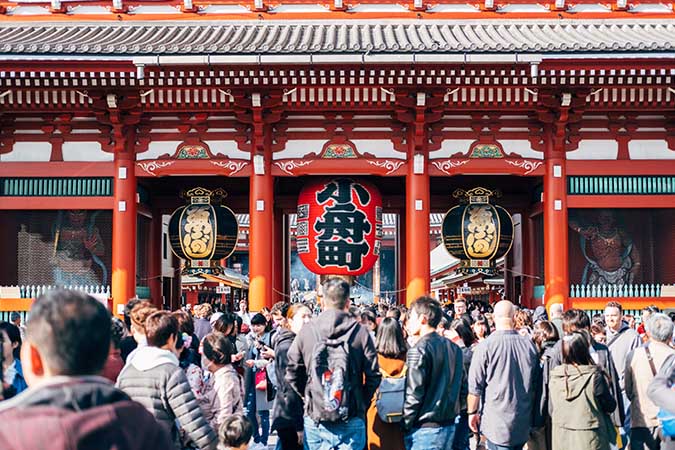 Sensoji Temple Before