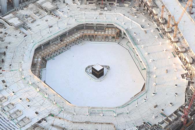 The Kaaba in Mecca After