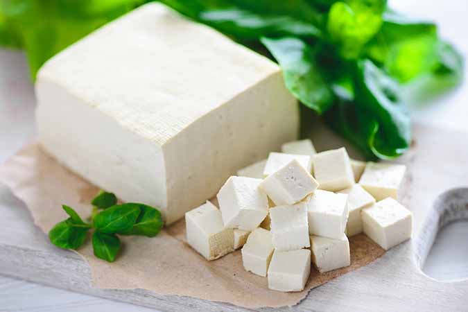 Tofu and Edamame