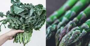 leafy green vegetables