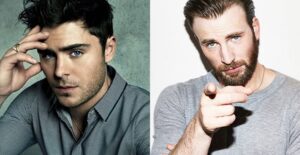 Zac Efron and Chris Evans