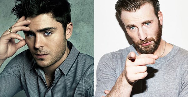 Zac Efron and Chris Evans