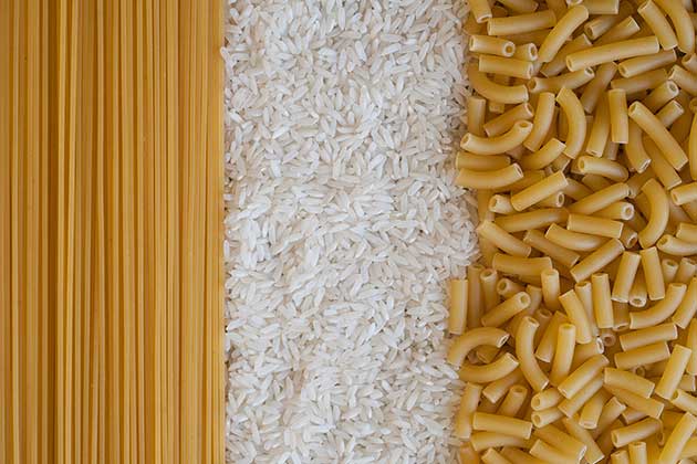 White Rice and Pasta