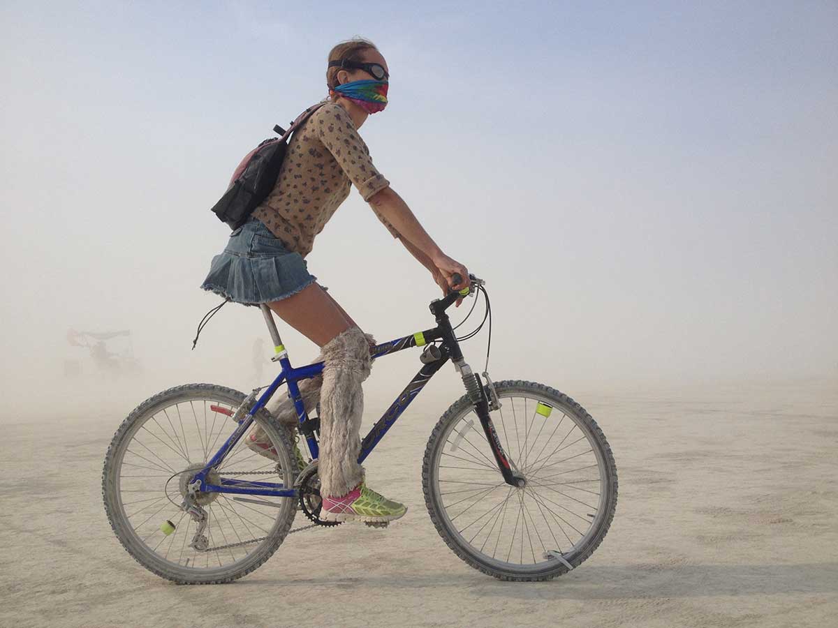 A Sandy Bike Ride