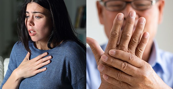 Anxiety and numbness