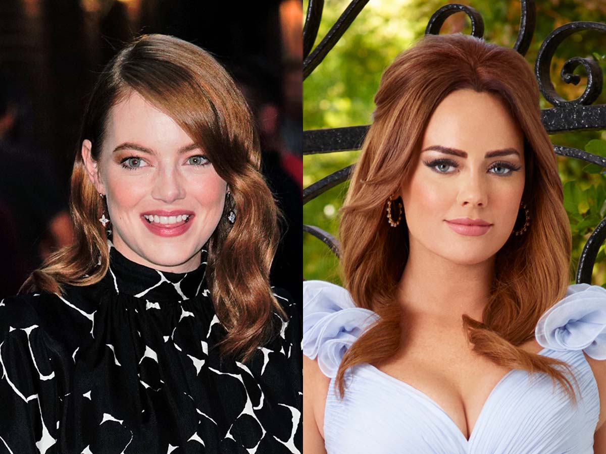 Emma Stone and Kathryn Dennis