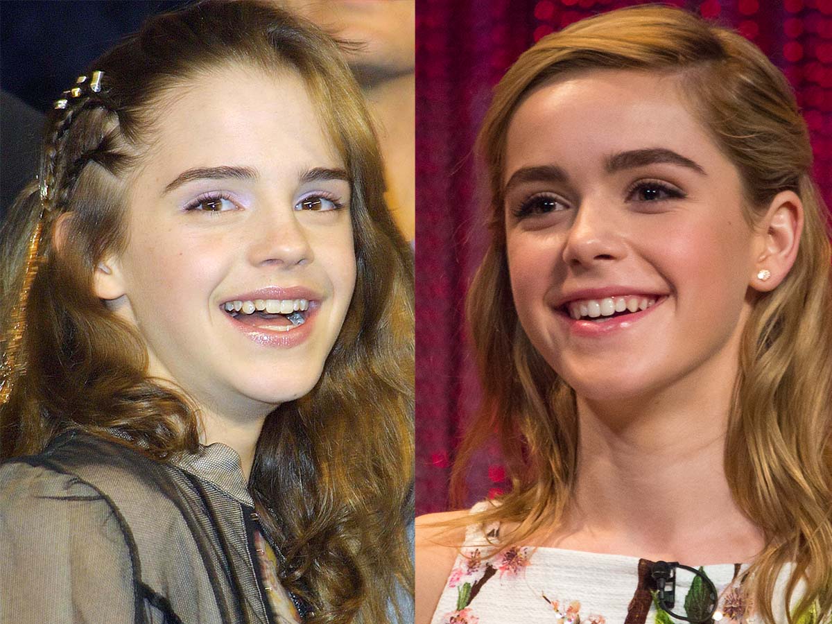 Emma Watson and Kiernan Shipka