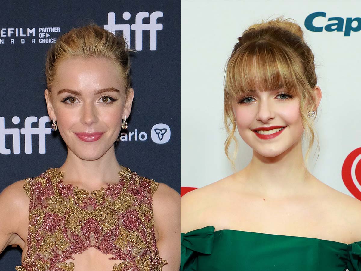 Kiernan Shipka and McKenna Grace