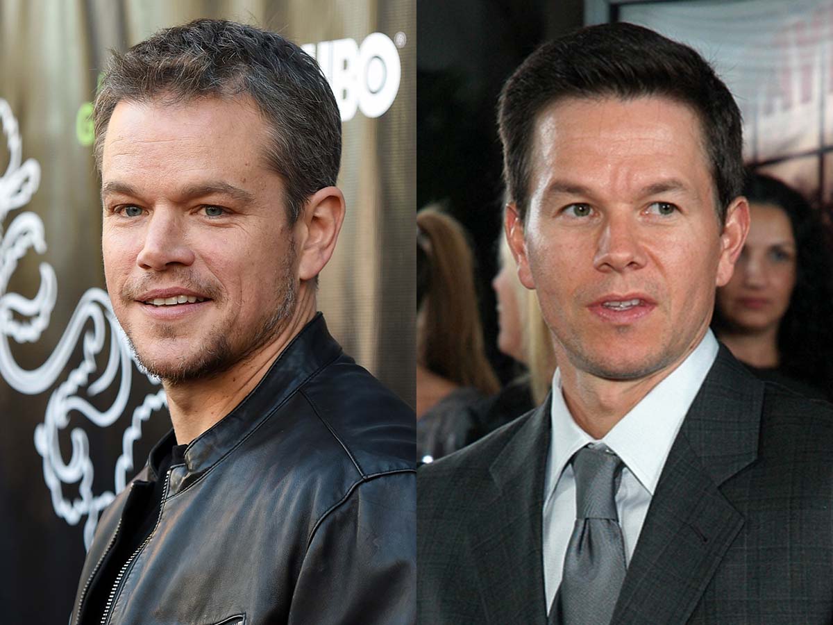 Matt Damon and Mark Wahlberg