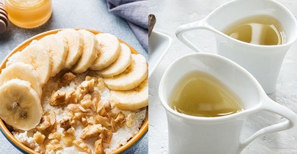 oatmeal and tea