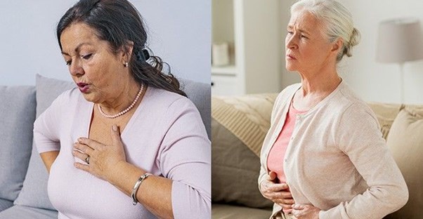 women experiencing heart attack symptoms