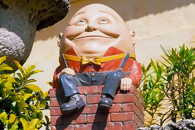 Humpty Dumpty Statues