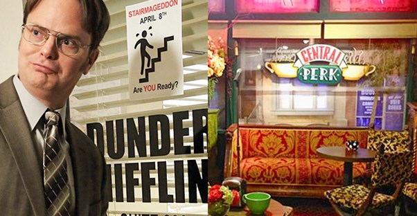 dunder mifflin and central perk