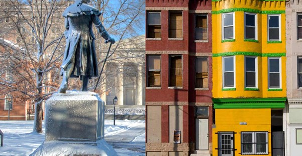 fort wayne statue and baltimore homes