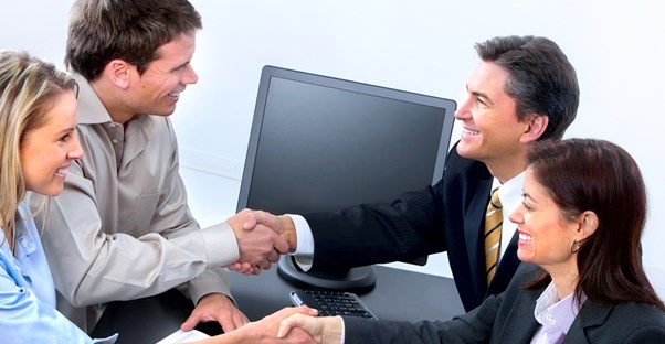 Couple who just secured a small business loan