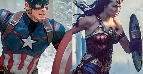captain america and wonder woman