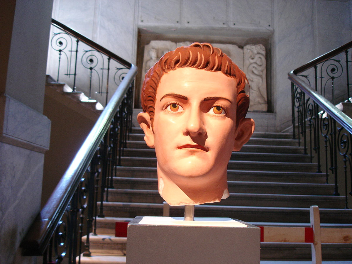Emperor Caligula Painted