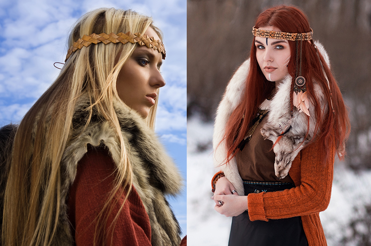 Hair color was an indicator of where a Viking was from.