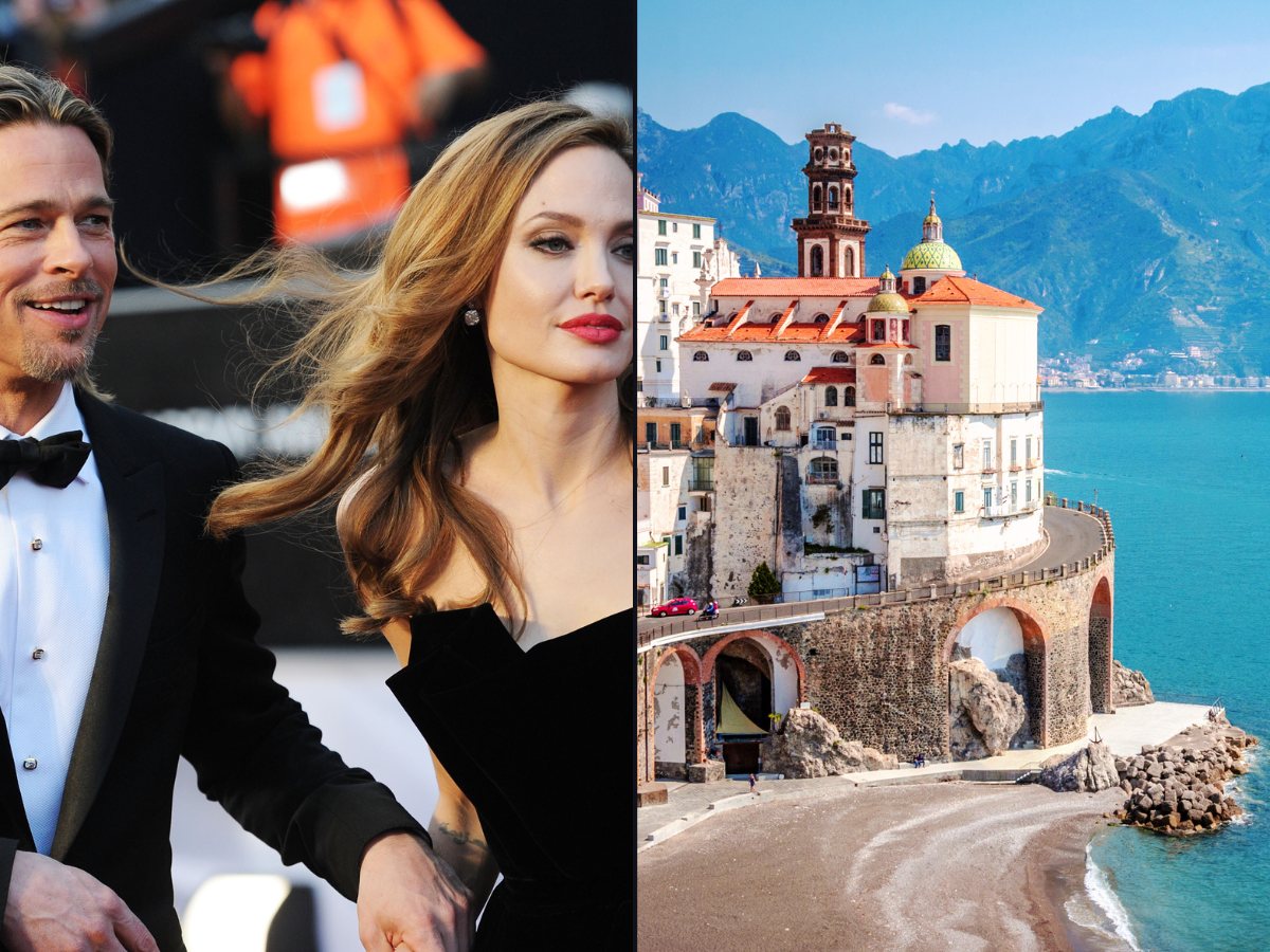 Angelina Jolie & Brad Pitt (Amalfi Coast)