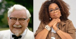 Colonel Sanders and Oprah Winfrey