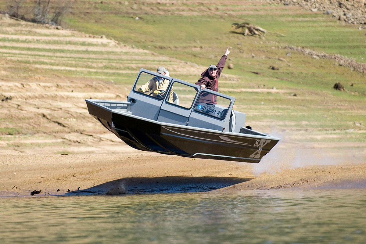 Land, Air, Water--This Boat Does It All